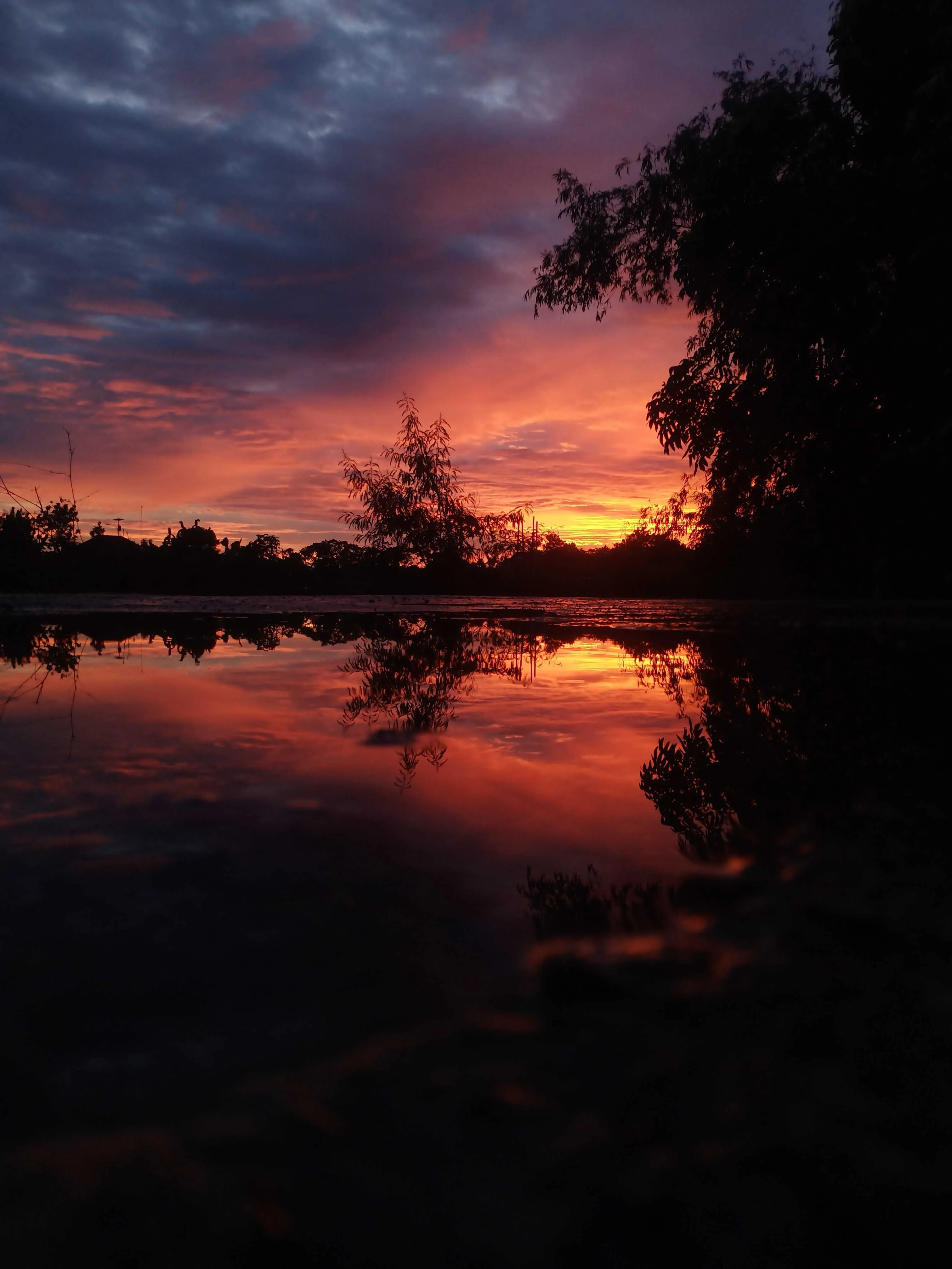 Sunset Water Reflection