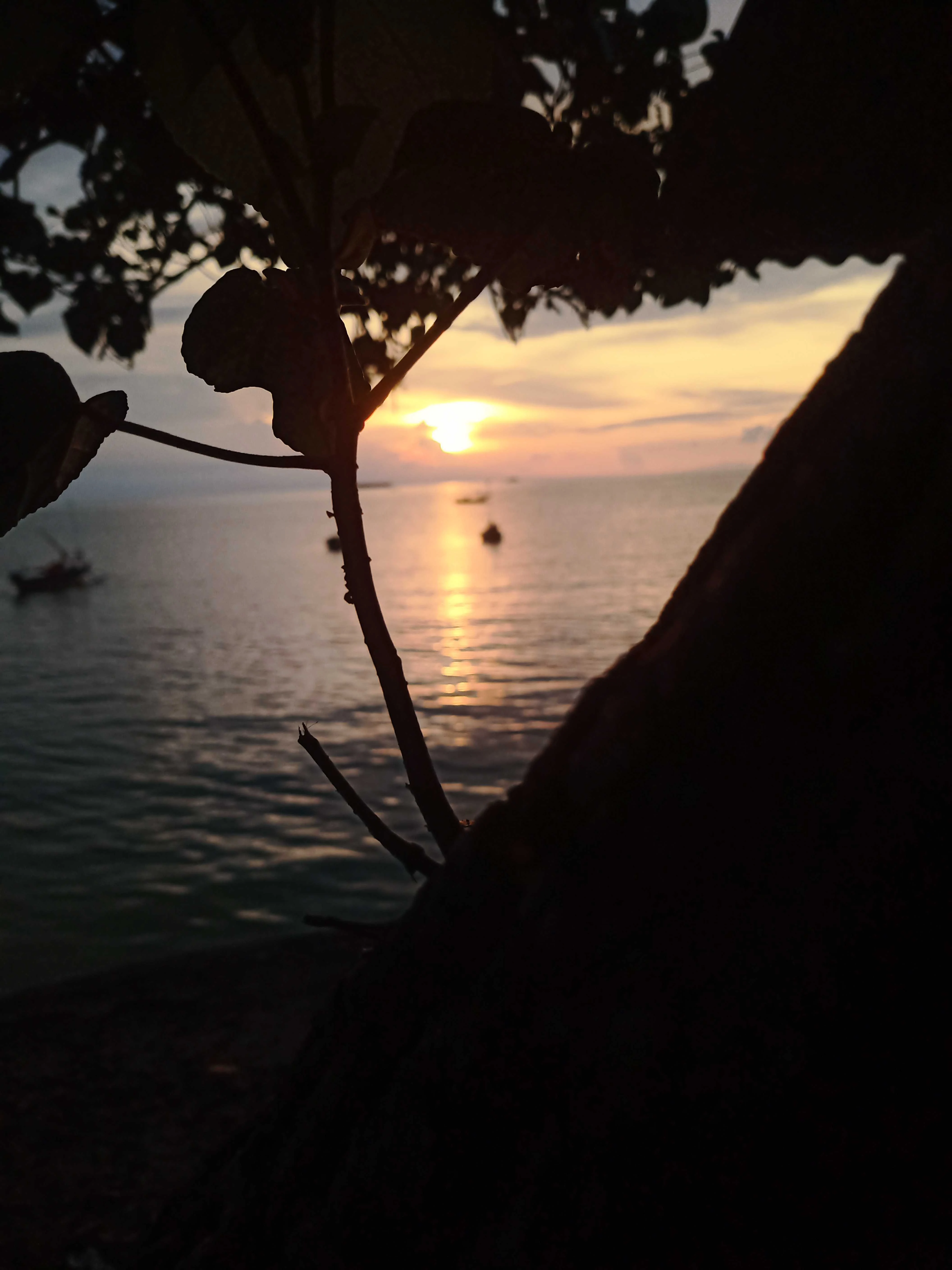 Framed Sunset Seascape